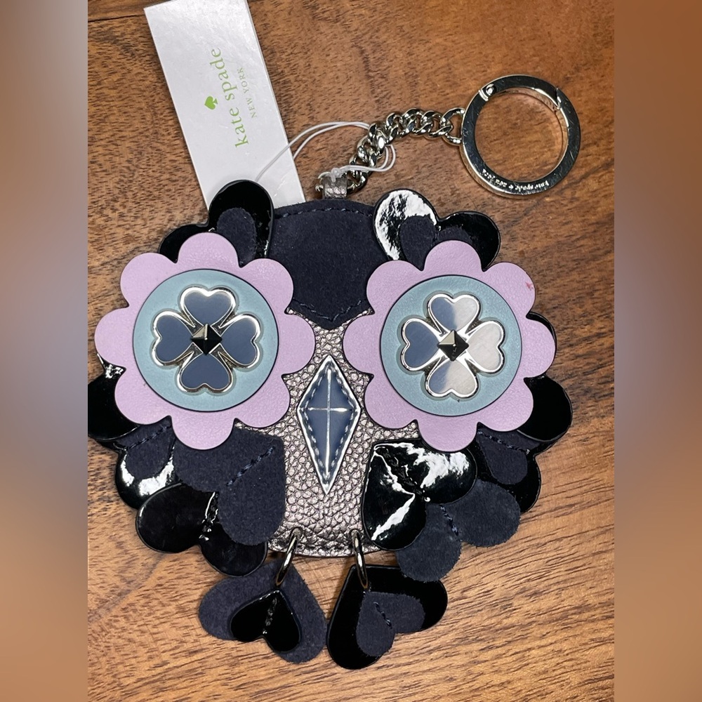 KATE SPADE  Mixed Media Nightcap Owl Bag Charm